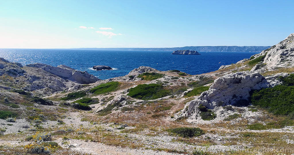 Vue imprenable depuis l'île de Pomègues